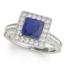 Load image into Gallery viewer, Square Engagement Ring M84510-5
