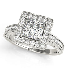 Load image into Gallery viewer, Square Engagement Ring M84510-5
