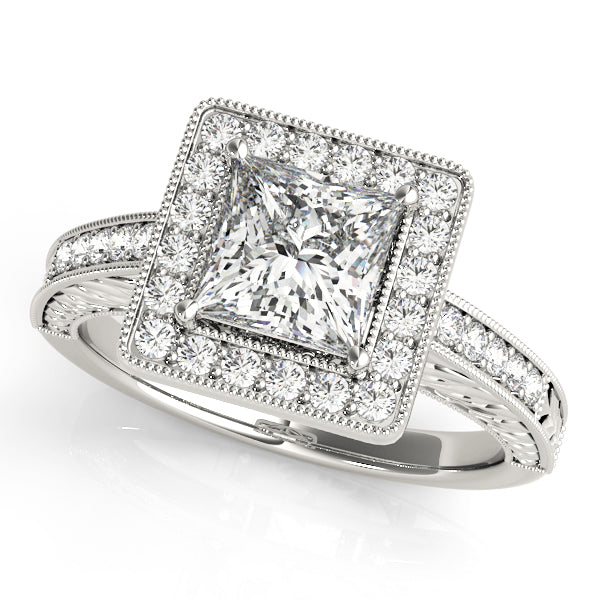 Square Engagement Ring M84510-6