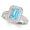 Load image into Gallery viewer, Emerald Cut Engagement Ring M84511-6X4
