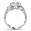 Load image into Gallery viewer, Emerald Cut Engagement Ring M84511-6X4
