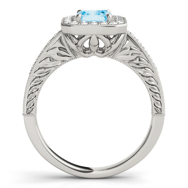 Emerald Cut Engagement Ring M84511-6X4