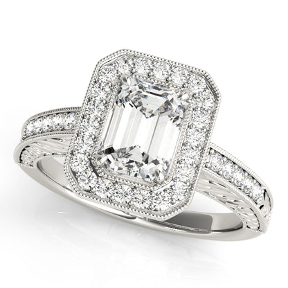 Emerald Cut Engagement Ring M84511-6X4