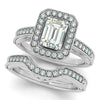 Load image into Gallery viewer, Emerald Cut Engagement Ring M84511-6X4
