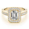 Load image into Gallery viewer, Emerald Cut Engagement Ring M84511-6X4
