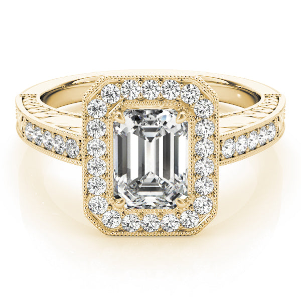 Emerald Cut Engagement Ring M84511-6X4
