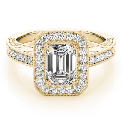 Emerald Cut Engagement Ring M84511-6X4