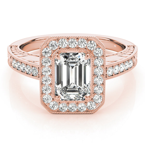 Emerald Cut Engagement Ring M84511-6X4