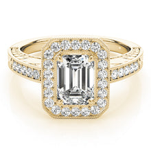 Load image into Gallery viewer, Emerald Cut Engagement Ring M84511-6X4

