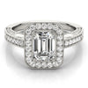 Load image into Gallery viewer, Emerald Cut Engagement Ring M84511-6X4
