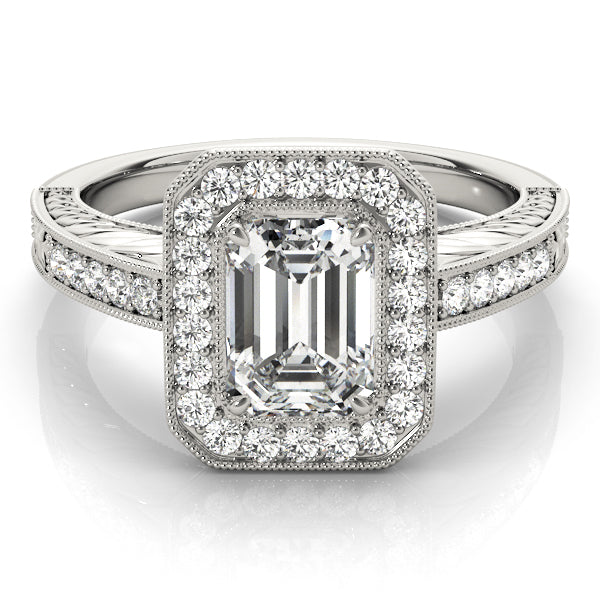 Emerald Cut Engagement Ring M84511-6X4