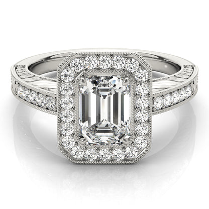 Emerald Cut Engagement Ring M84511-6X4