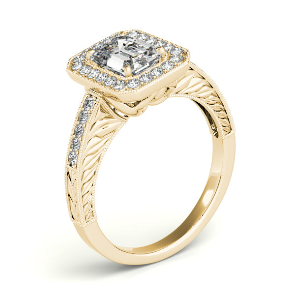 Emerald Cut Engagement Ring M84511-6X4