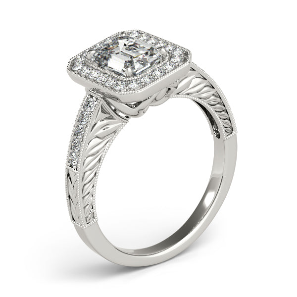 Emerald Cut Engagement Ring M84511-6X4
