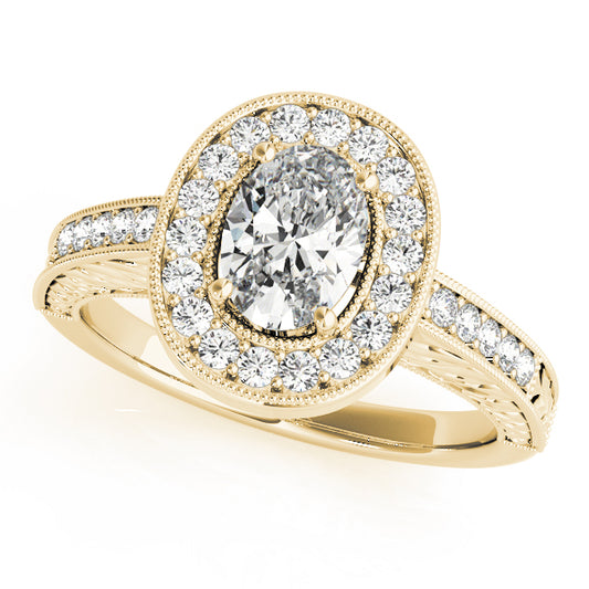 Oval Engagement Ring M84512-9X7