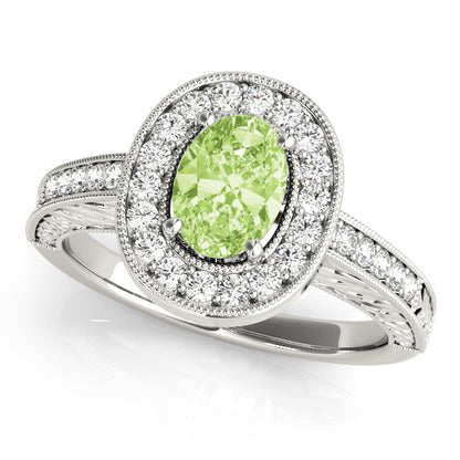 Oval Engagement Ring M84512-6X4