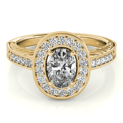 Oval Engagement Ring M84512-6X4