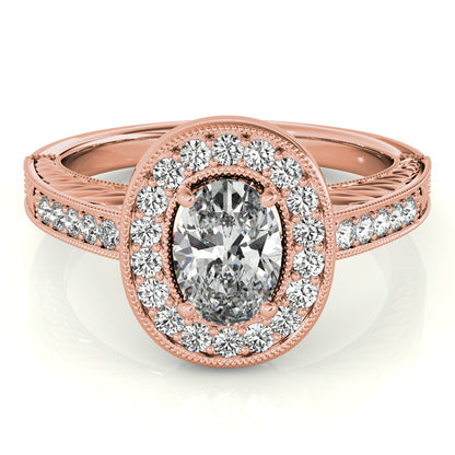 Oval Engagement Ring M84512-6X4