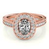 Load image into Gallery viewer, Oval Engagement Ring M84512-9X7
