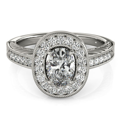 Oval Engagement Ring M84512-6X4