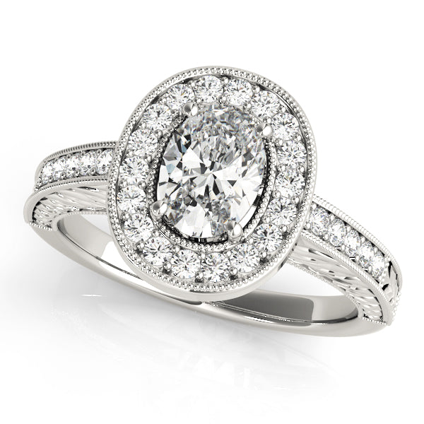 Oval Engagement Ring M84512-6X4