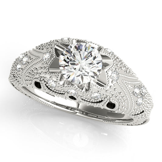 Round Engagement Ring M84514