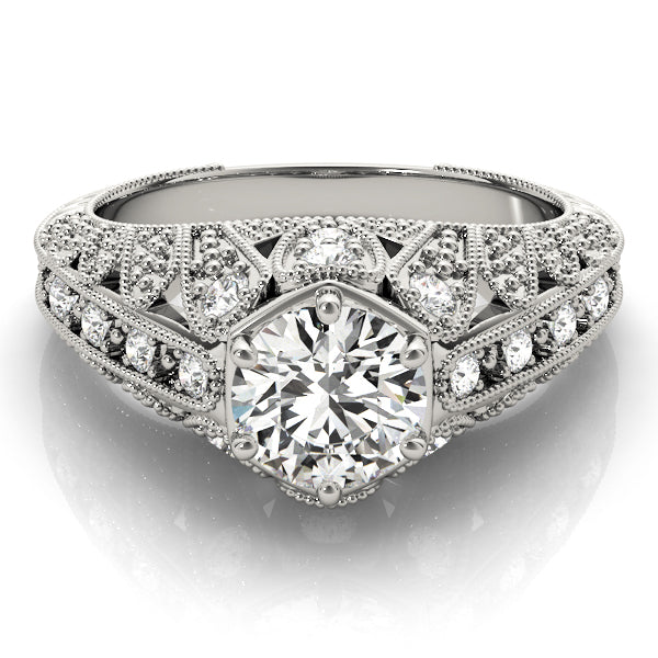 Round Engagement Ring M84515