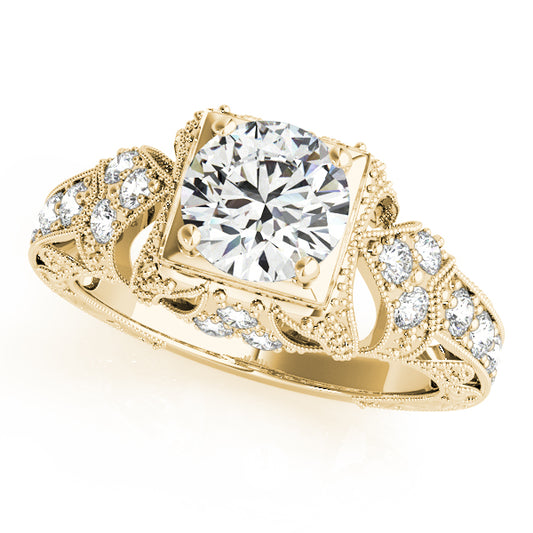 Round Engagement Ring M84516