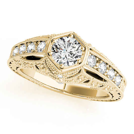 Round Engagement Ring M84519