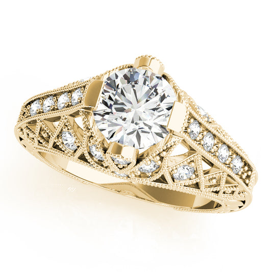 Round Engagement Ring M84523