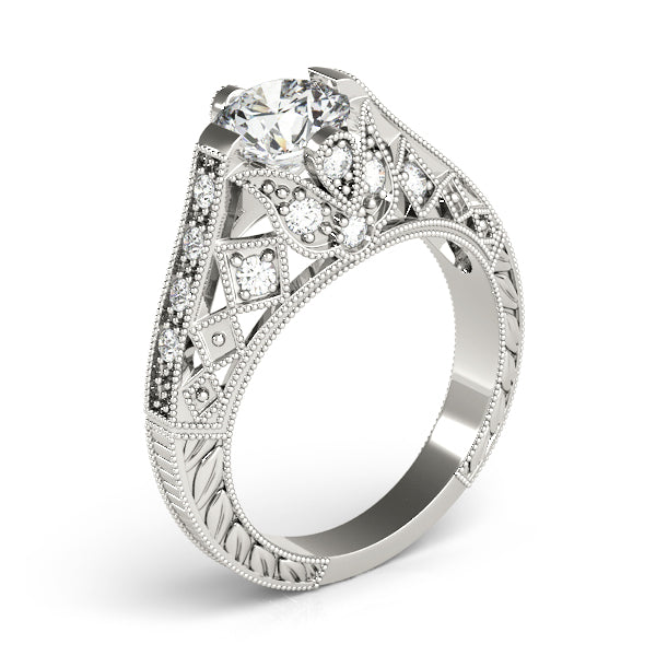 Round Engagement Ring M84523