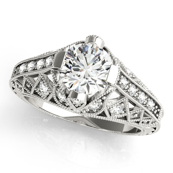 Round Engagement Ring M84523