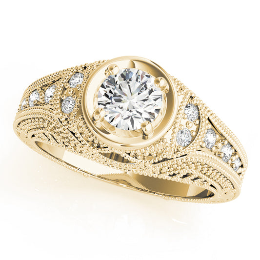 Round Engagement Ring M84545