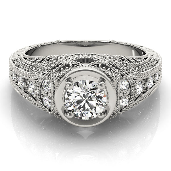 Round Engagement Ring M84545