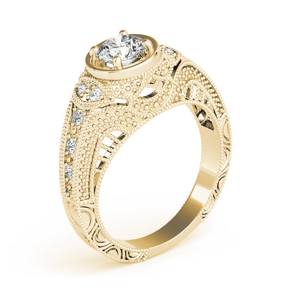 Round Engagement Ring M84545