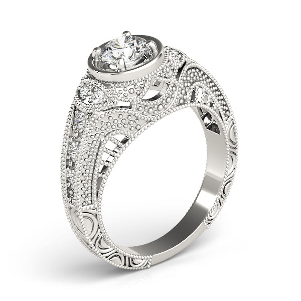 Round Engagement Ring M84545