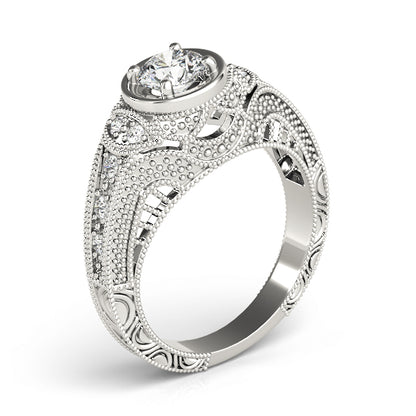Round Engagement Ring M84545