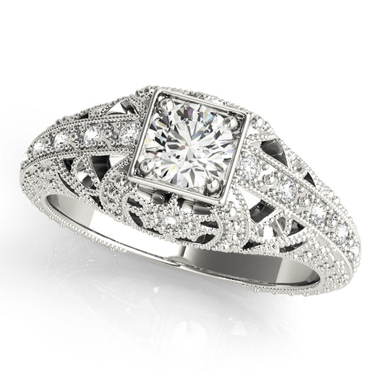 Round Engagement Ring M84546