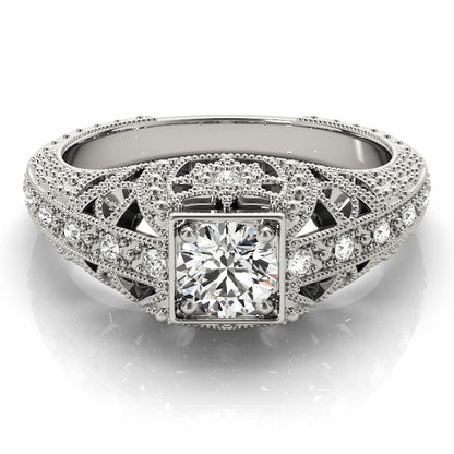 Round Engagement Ring M84546