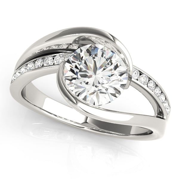 Round Engagement Ring M84580-1/2