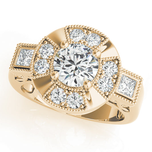 Round Engagement Ring M84603