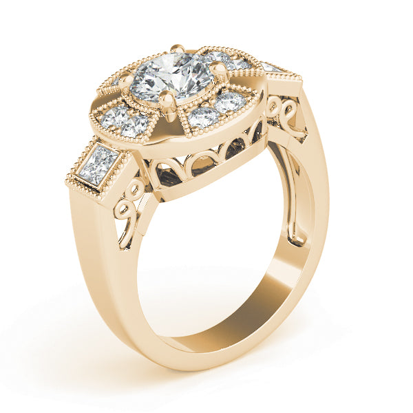 Round Engagement Ring M84603