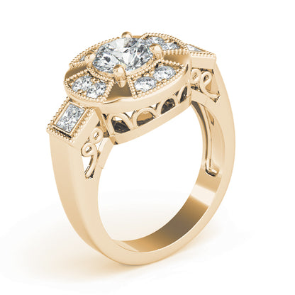 Round Engagement Ring M84603