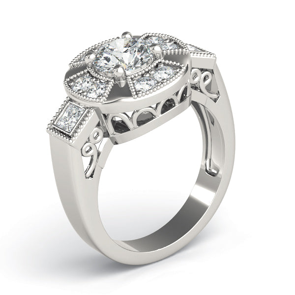 Round Engagement Ring M84603