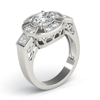 Round Engagement Ring M84603