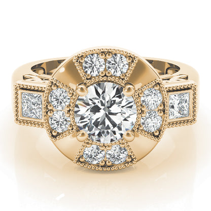 Round Engagement Ring M84603