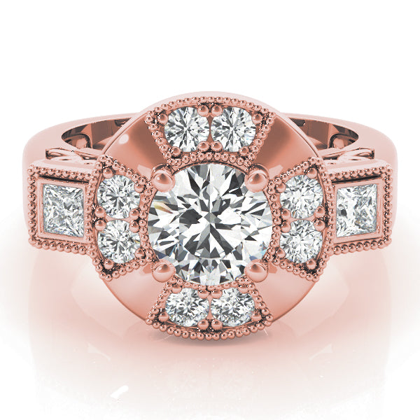 Round Engagement Ring M84603