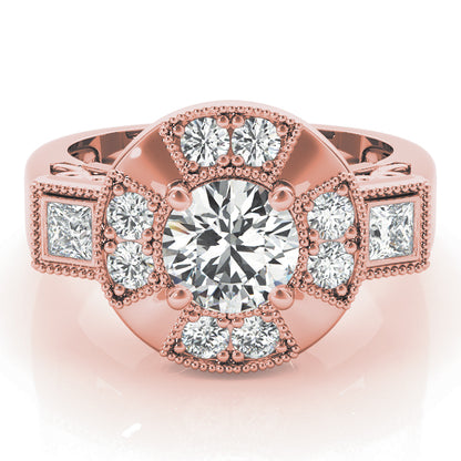 Round Engagement Ring M84603