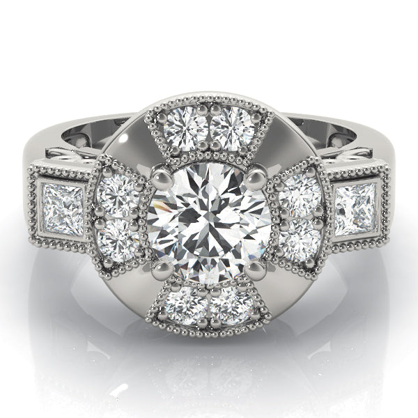 Round Engagement Ring M84603