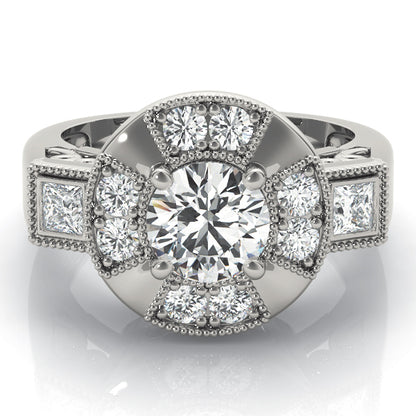 Round Engagement Ring M84603
